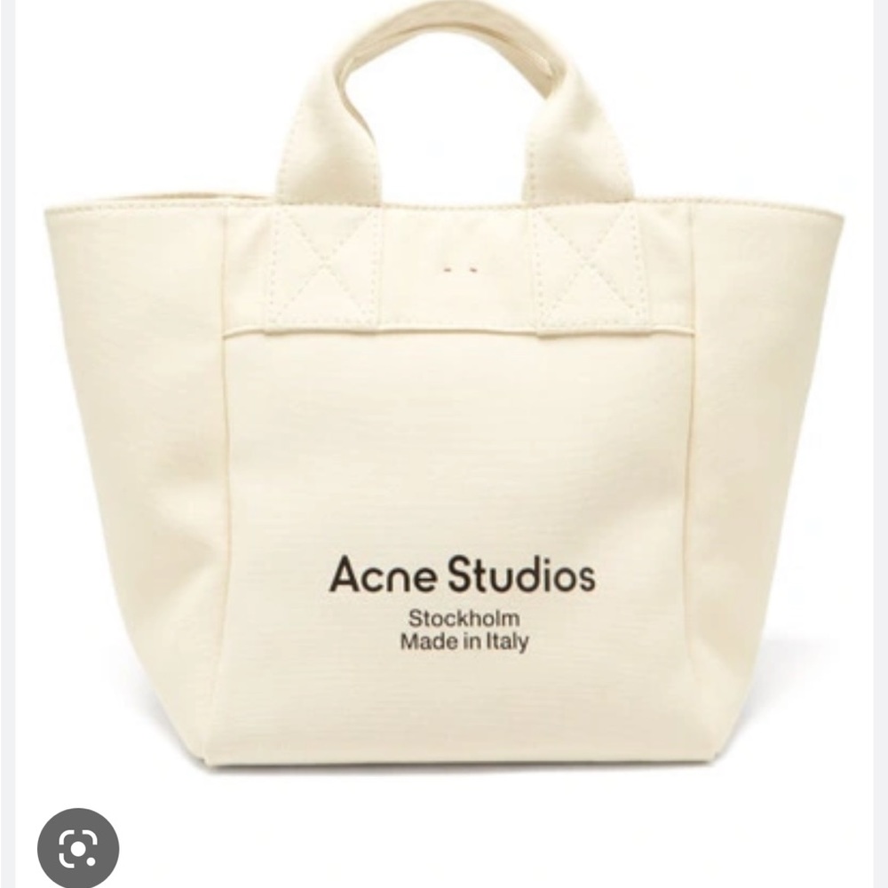 ISO Acne Studio Alisse canvas tote bag